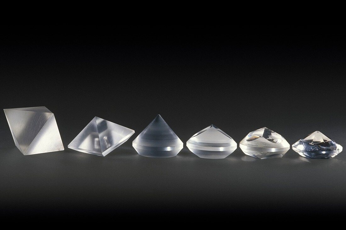 Pre-cut diamond forms