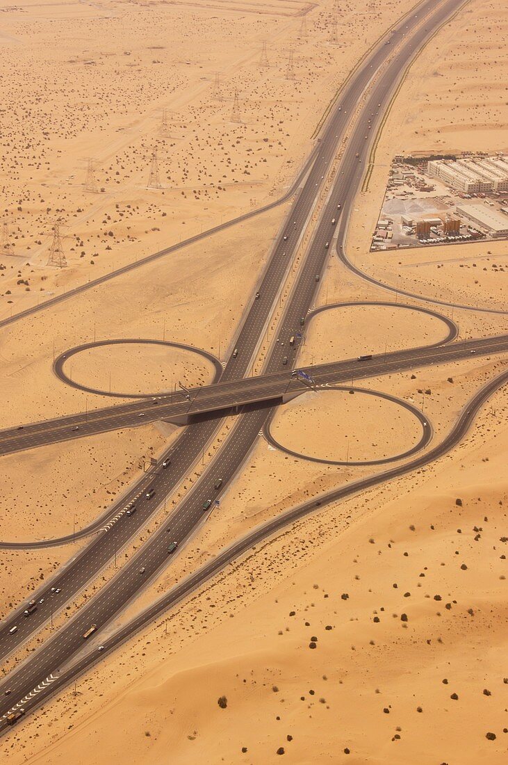 Dubai highway interchange