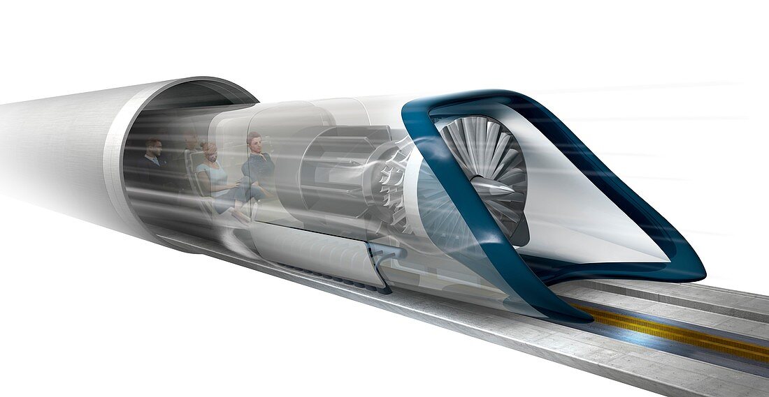 Hyperloop transport,artwork