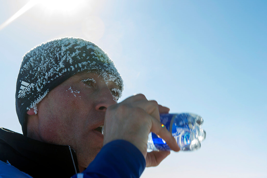 Marathon runner,Lake Baikal,Siberia