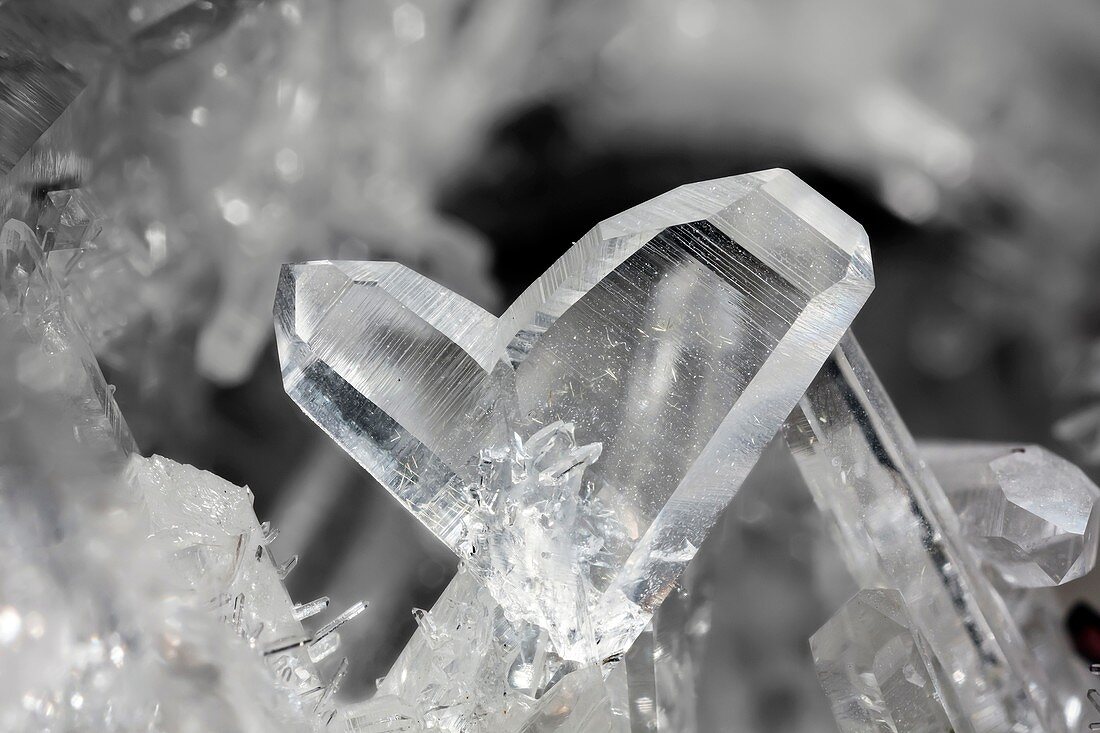 Japanese twin quartz crystal