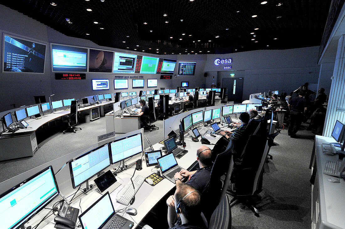 Rosetta mission control team