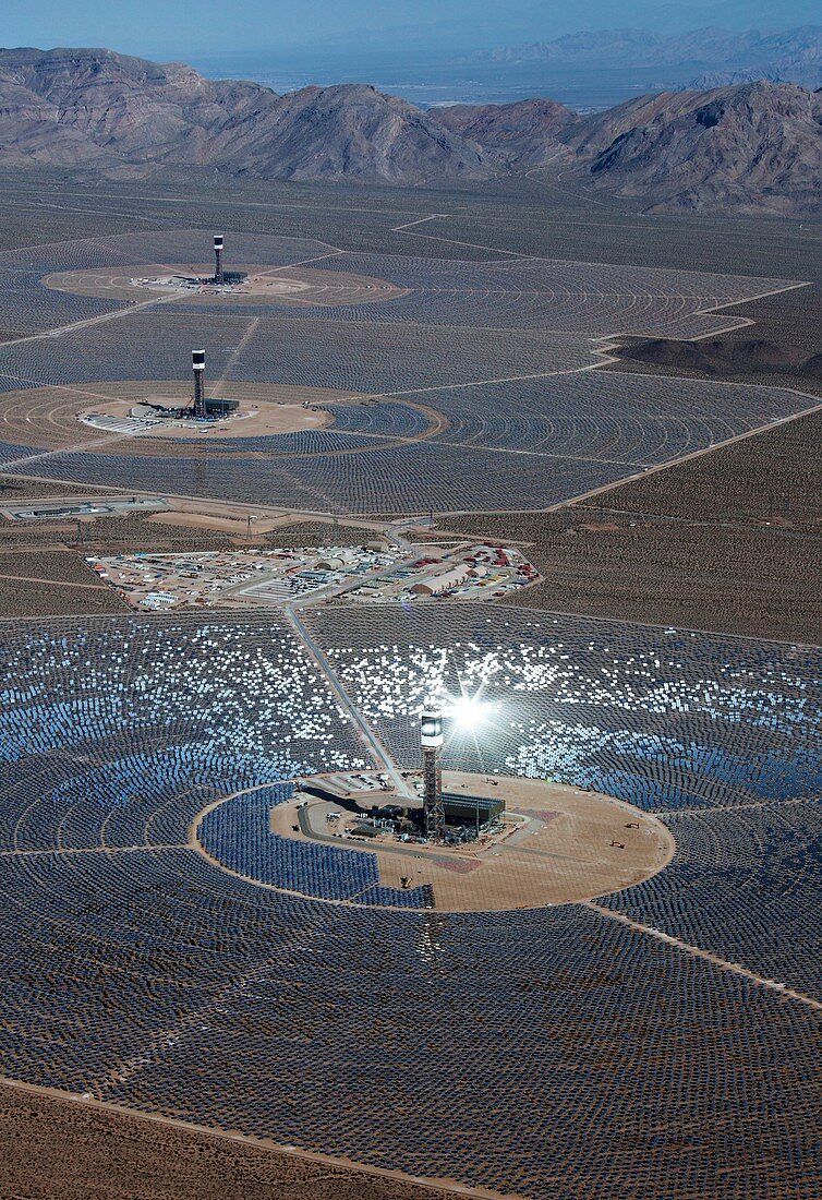 Concentrating solar power plant