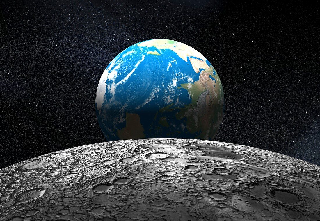 Earthrise from the Moon,artwork