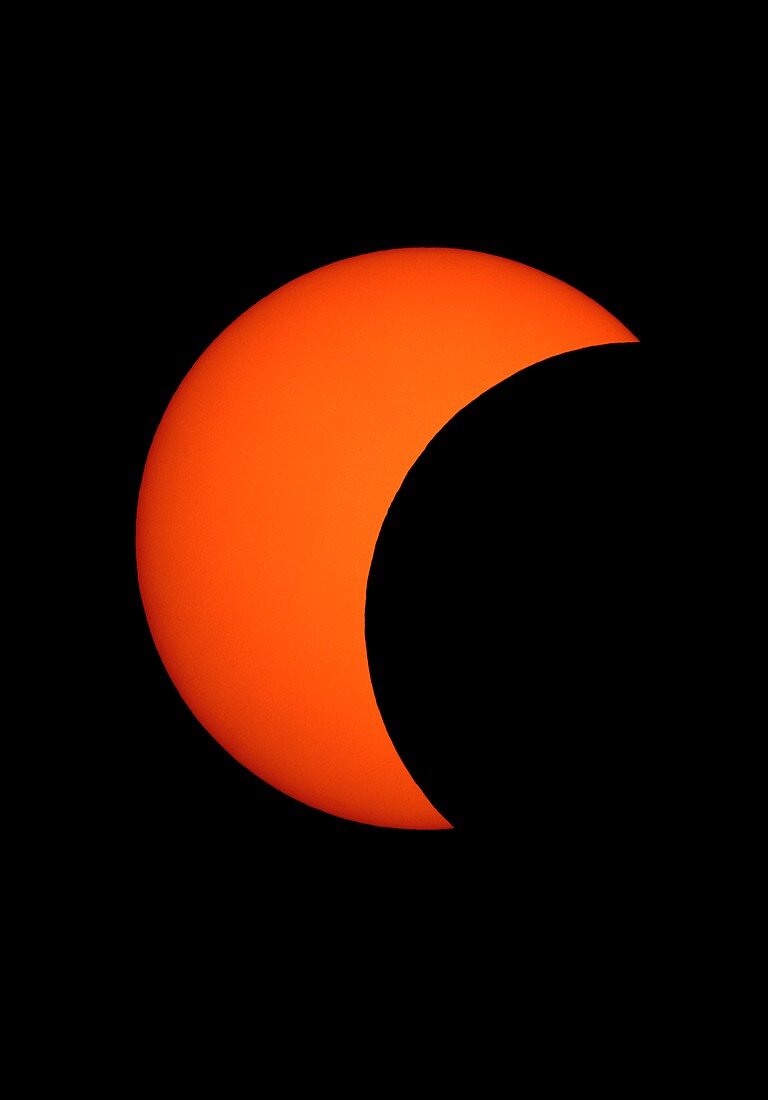 Partial solar eclipse,October 1996