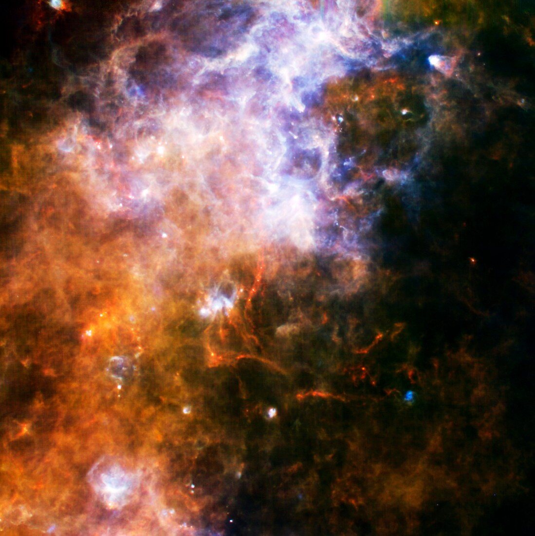 Stellar gas,HSO image