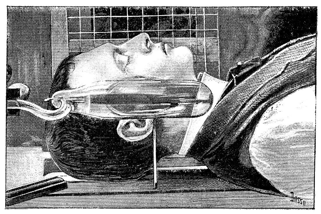 Fluoroscopy experiment,1898