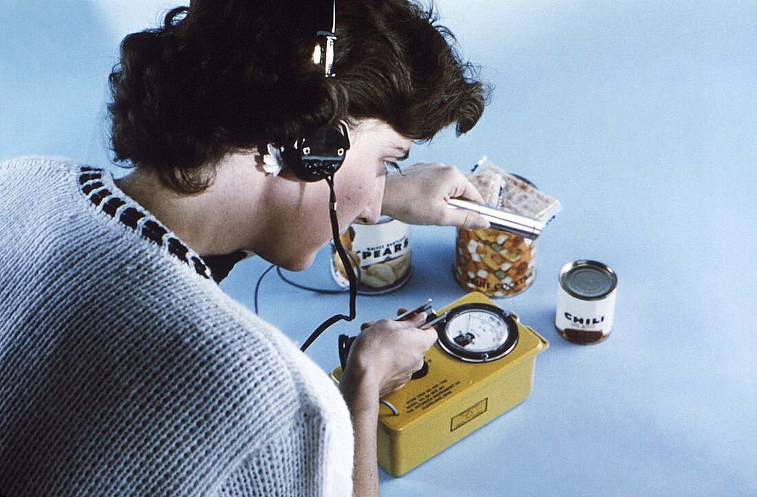 Food radiation contamination test,1963