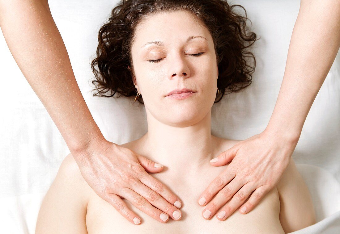Shoulder and chest massage