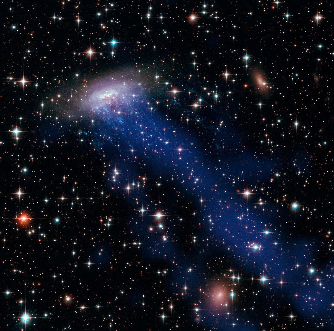 Spiral galaxy ESO 137-001,composite