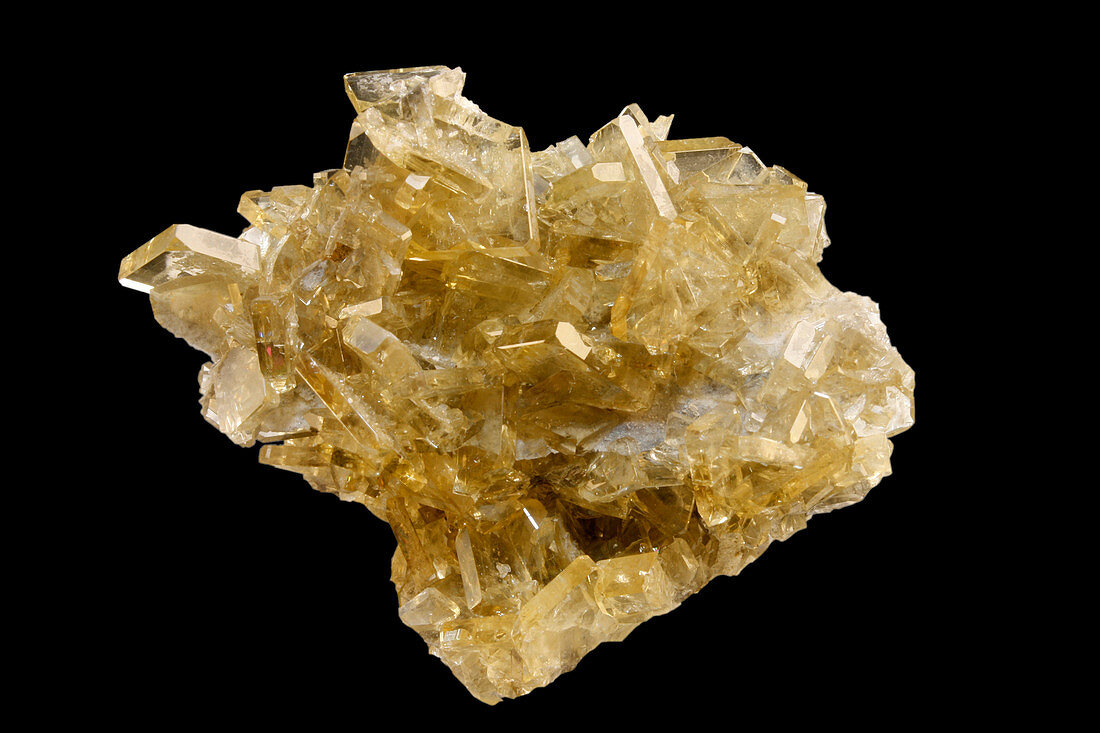 Barite crystals,an ore of Barium