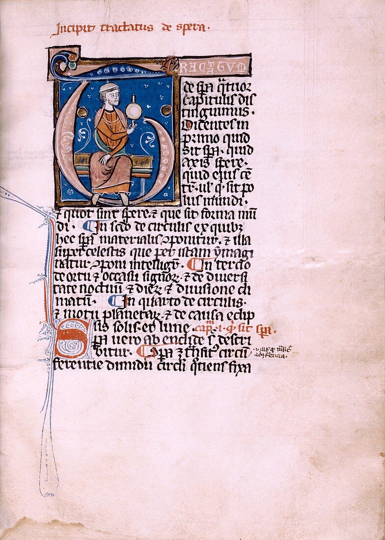 Medieval astronomical manuscript