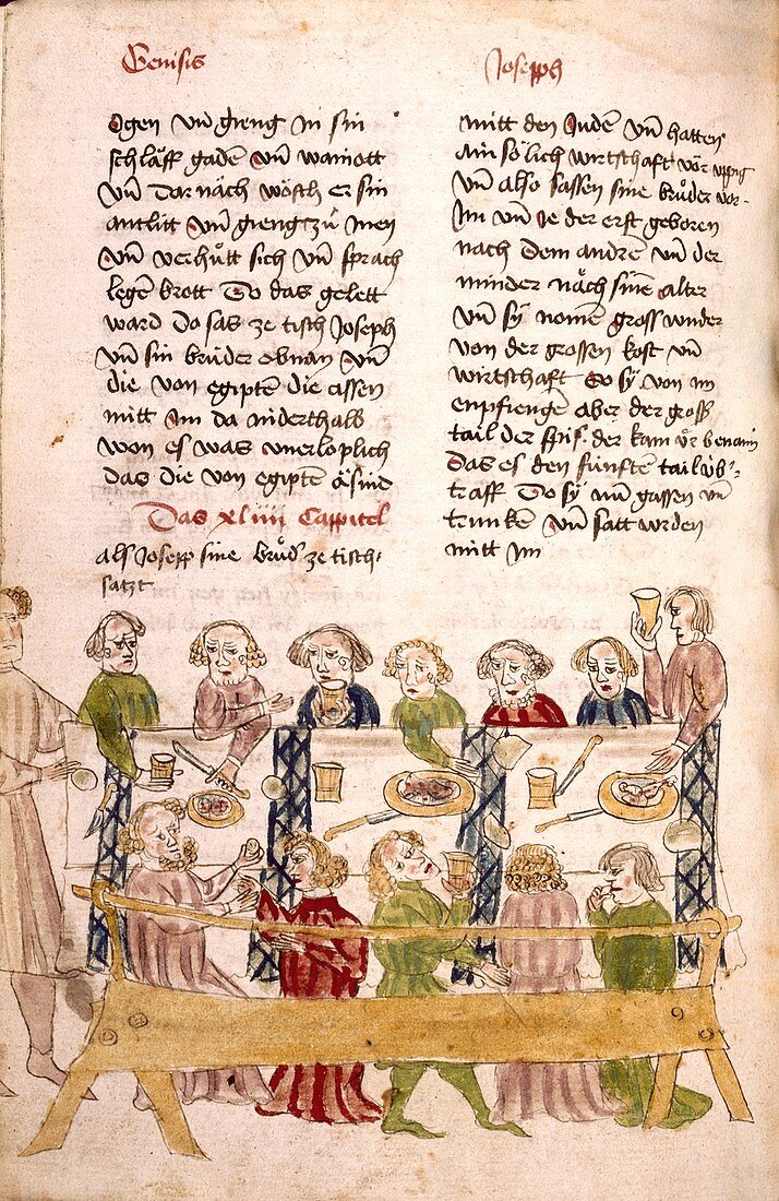 Medieval feast,artwork