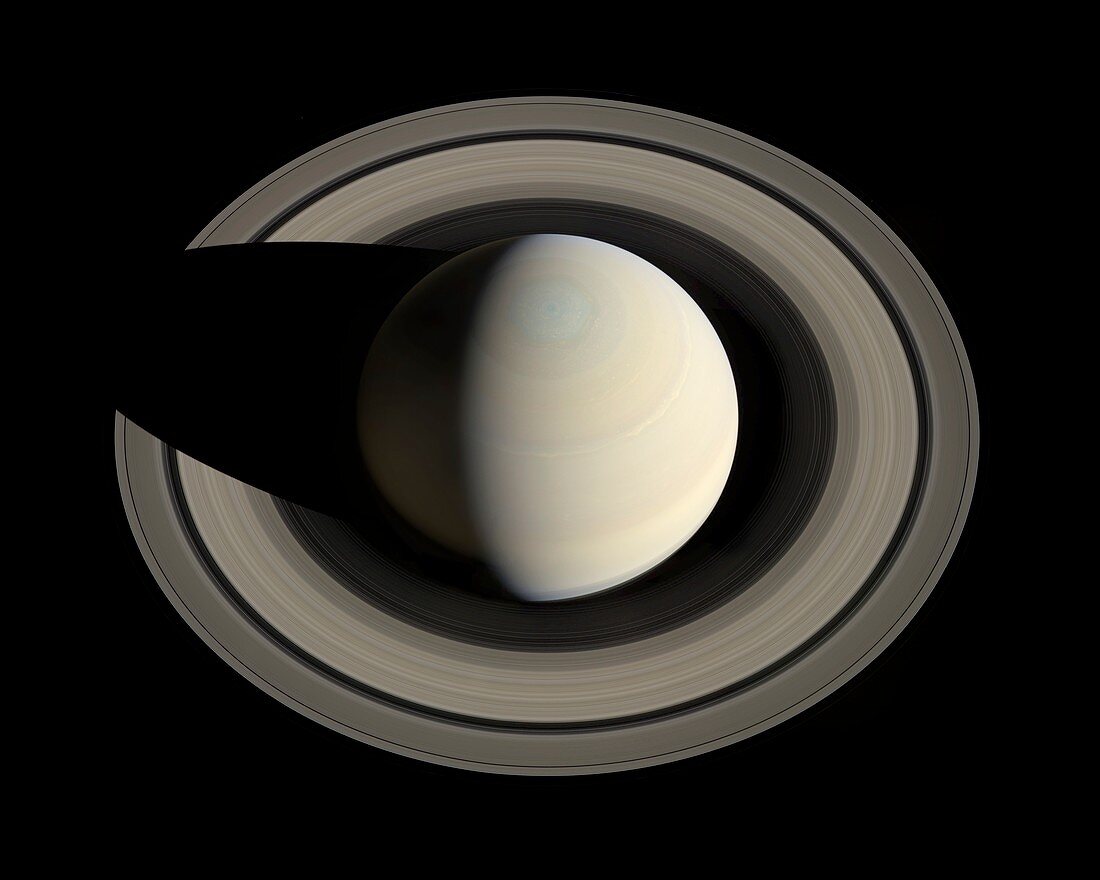 Saturn from space,Cassini image