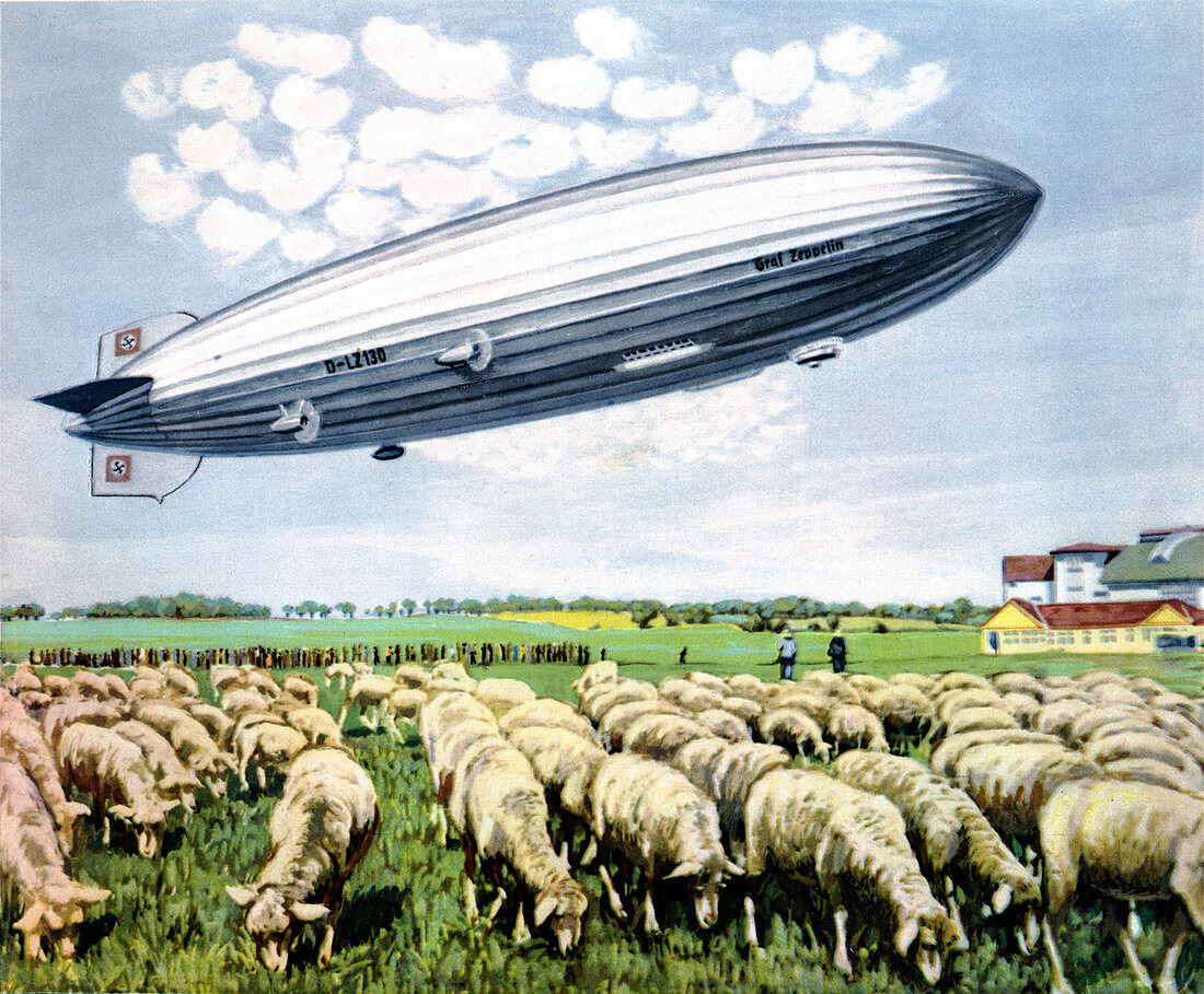 Graf Zeppelin II,historical illustration