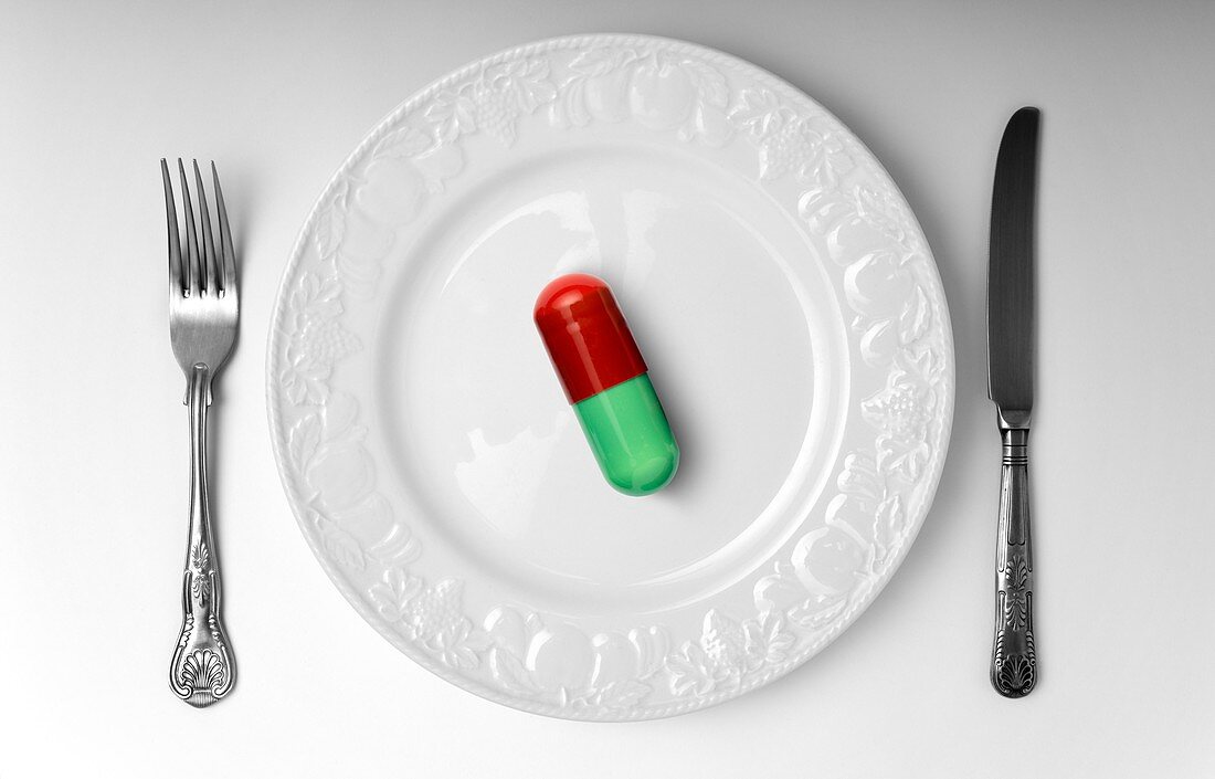 Weight-loss drug,conceptual image
