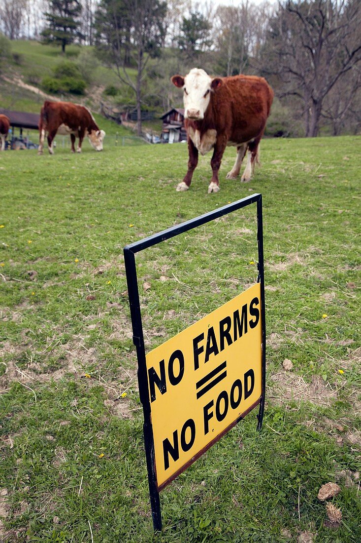 Pro farming sign
