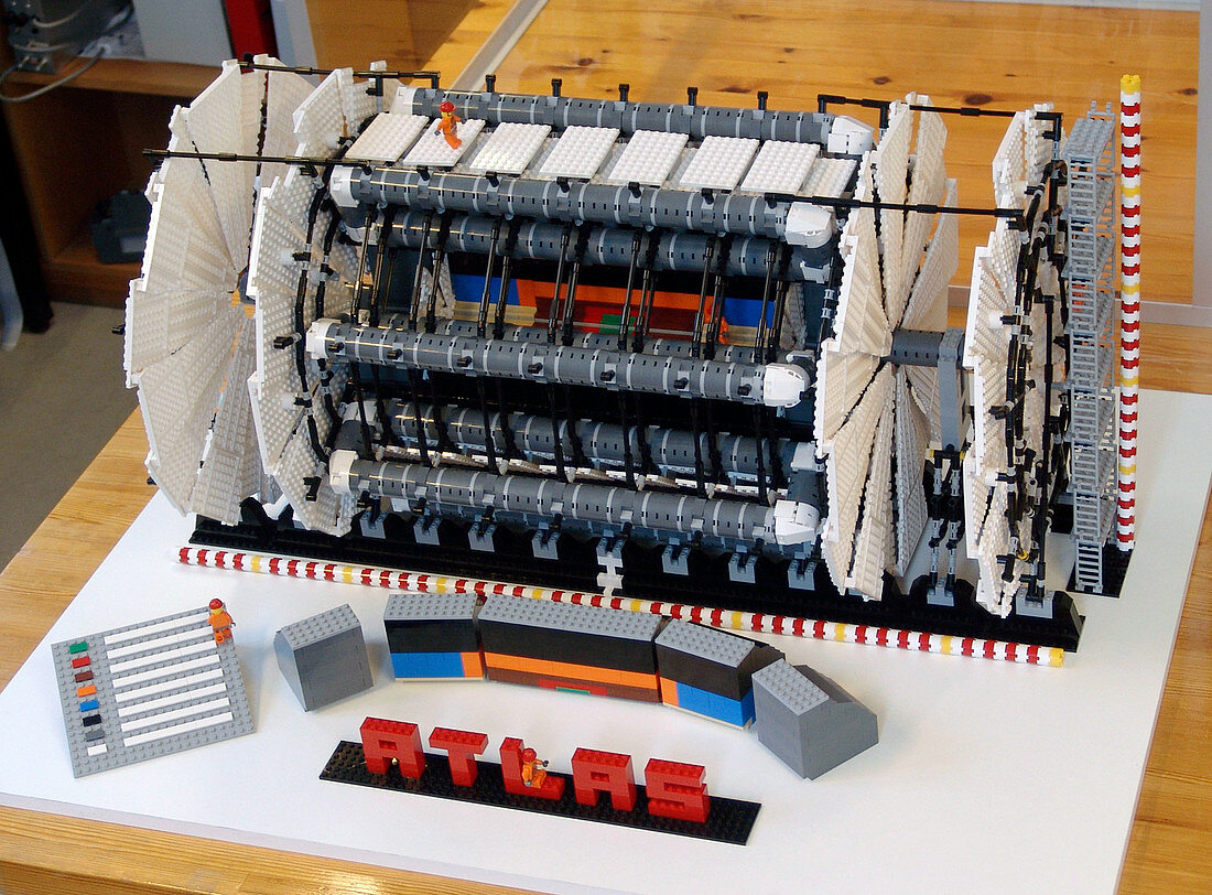 ATLAS detector at CERN,lego model