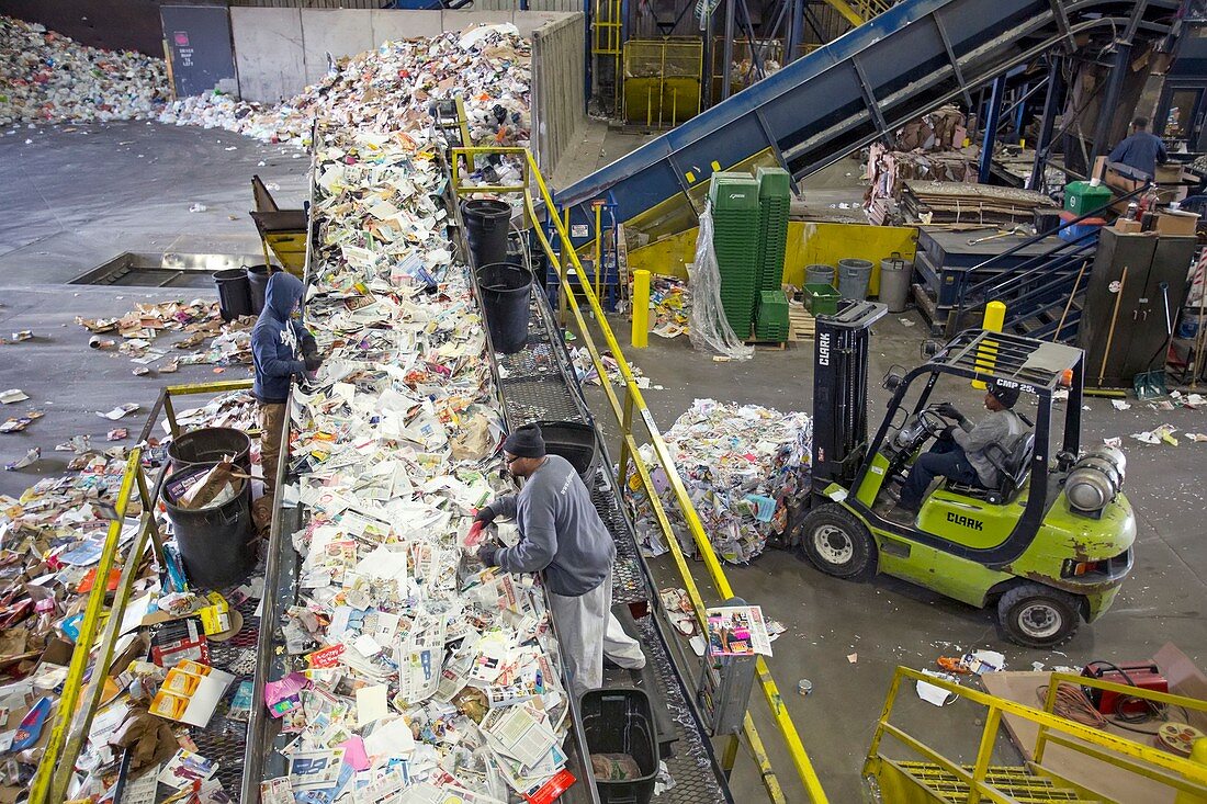 Recycling plant