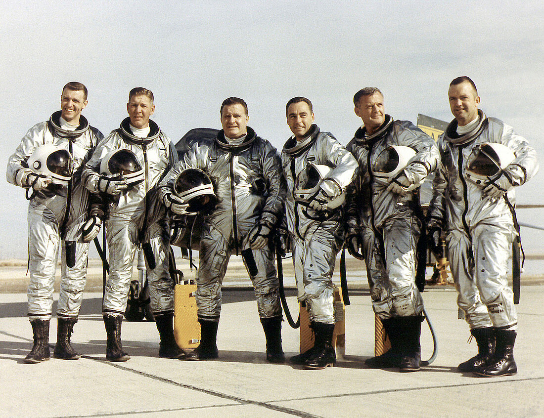 X-15 aircraft test pilots,1966