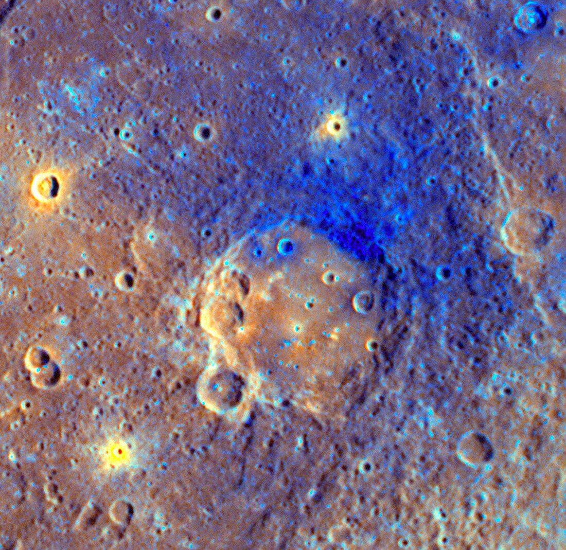 Titian crater,Mercury,MESSENGER image