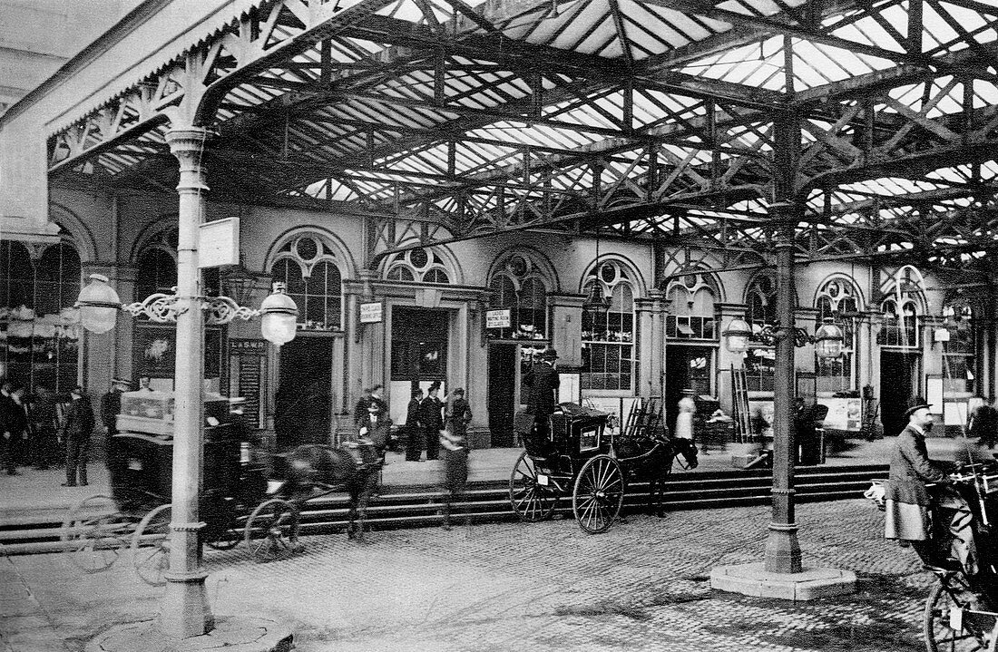 Waterloo station,London,UK,1900