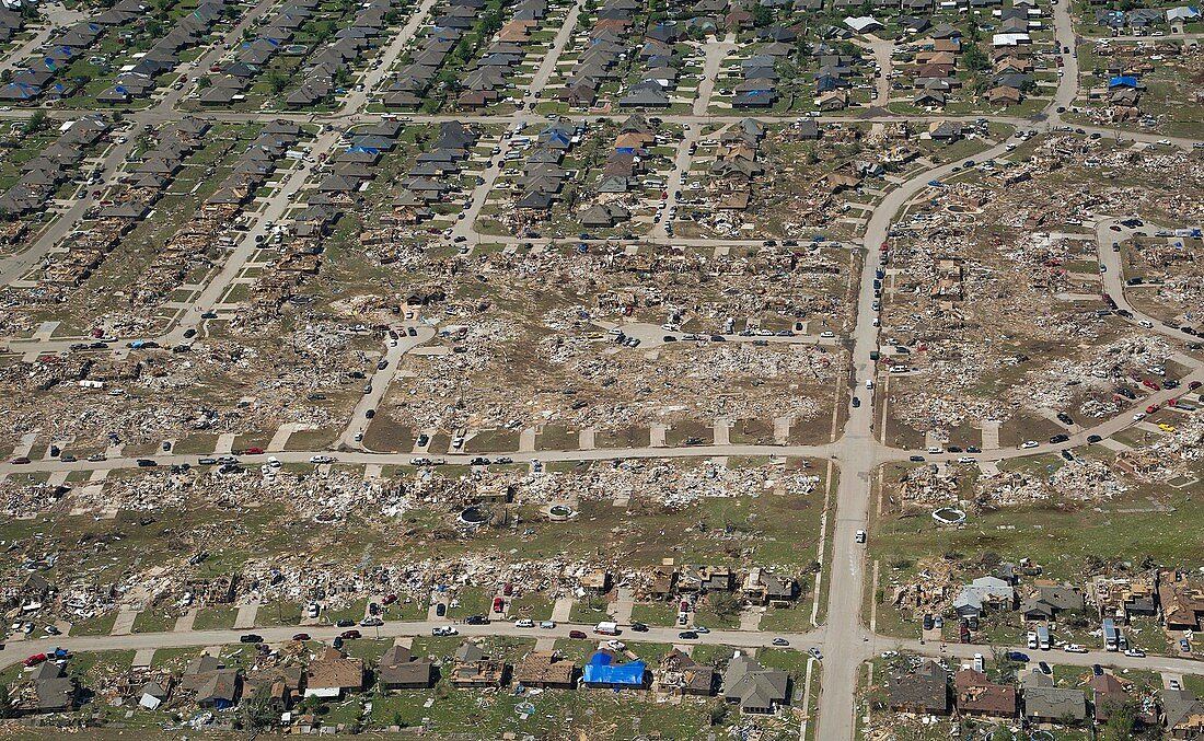 Tornado aftermath,Oklahoma,USA,2013