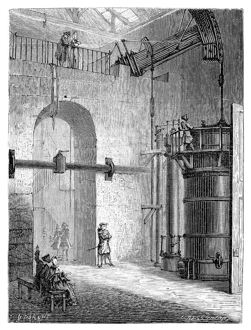 Fire station pump,18th century