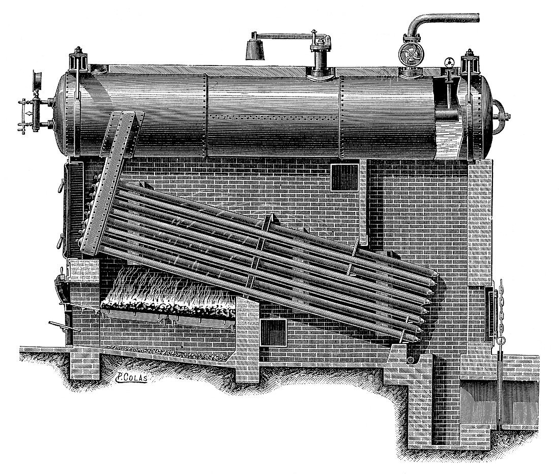 Montupet boiler,19th century