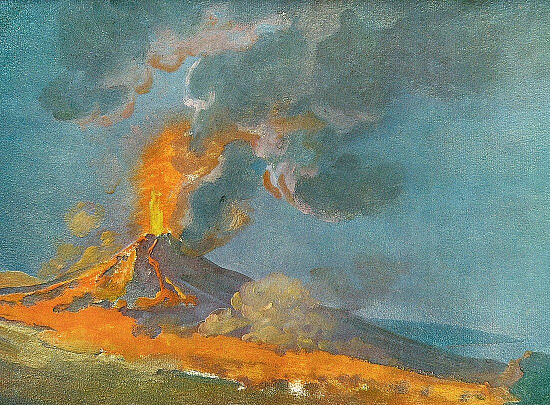 Vesuvius In Eruption 1774