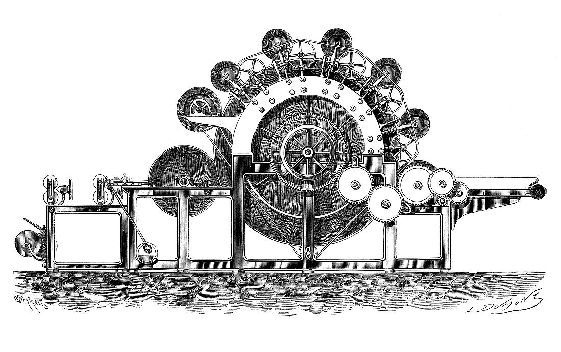 Carding machine,19th century