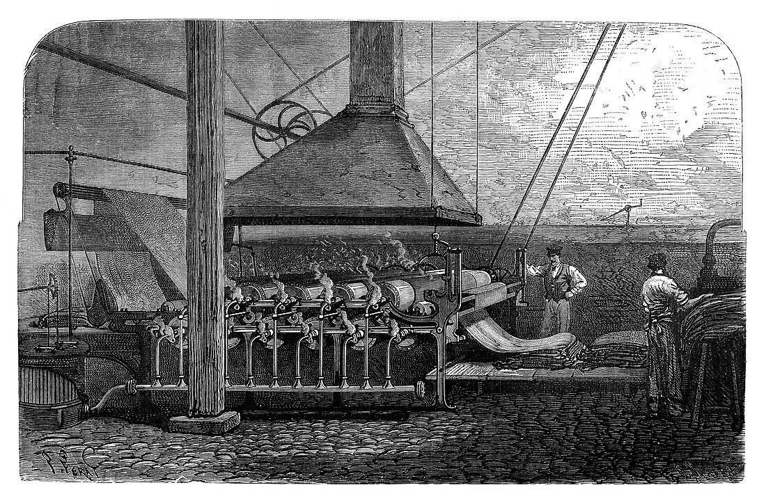 Dyeing industry,19th century