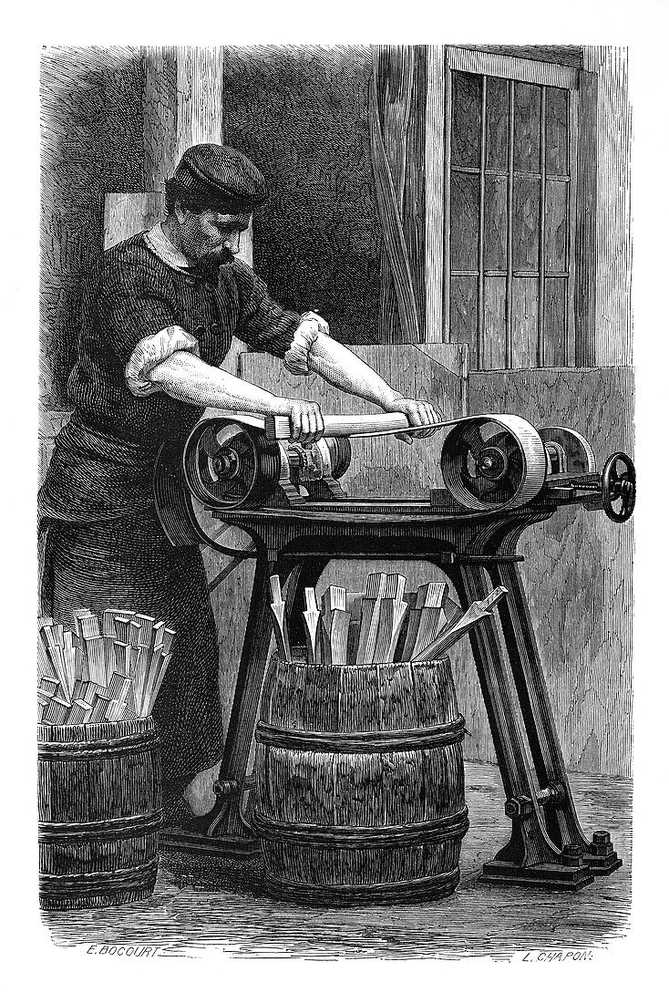Wheel manufacturing,19th century