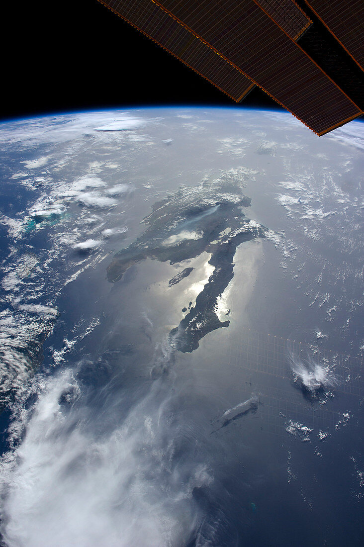 Hispaniola,ISS image