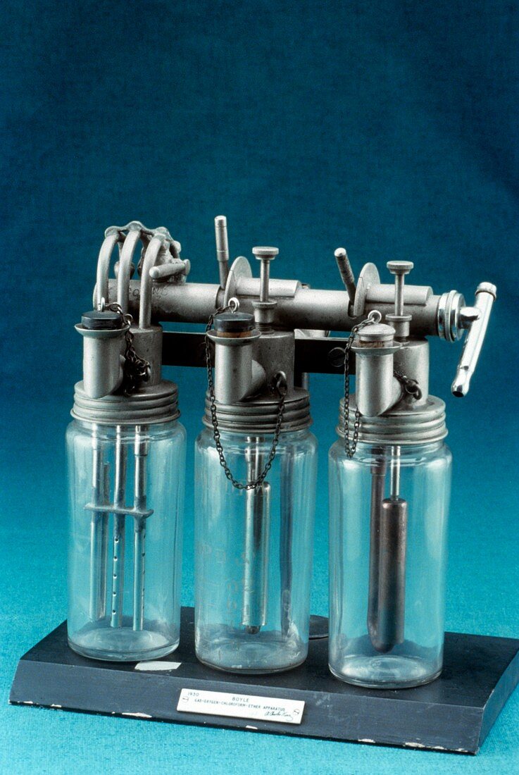 Boyle's apparatus for general anaesthesia