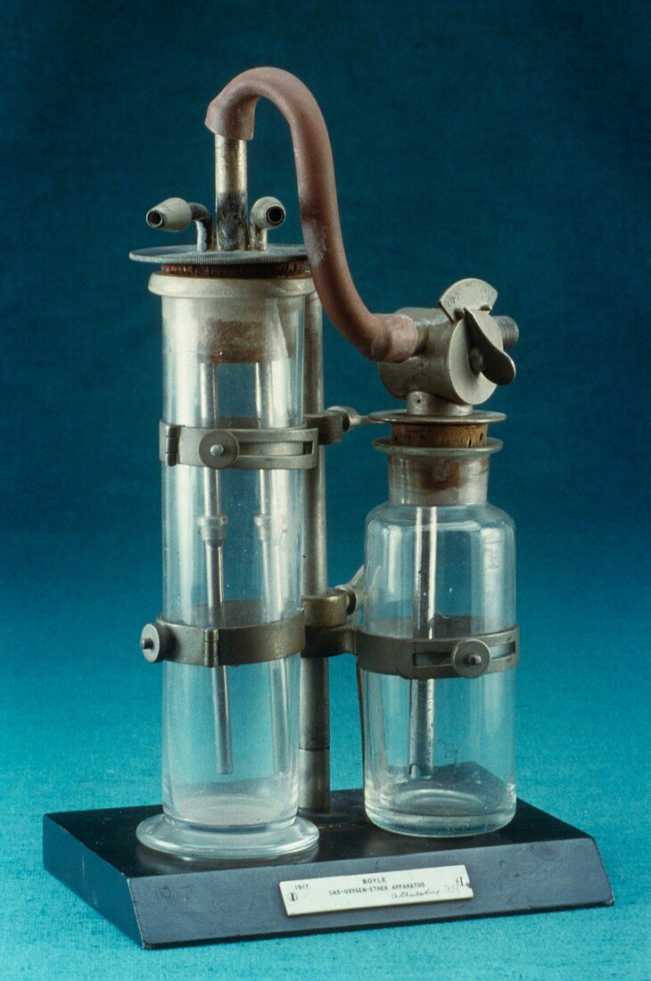 Boyle's apparatus for anaesthesia,1917