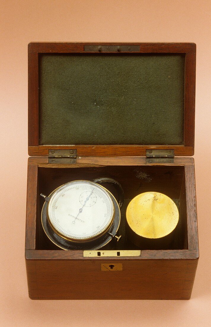 Spirometer,circa 1870