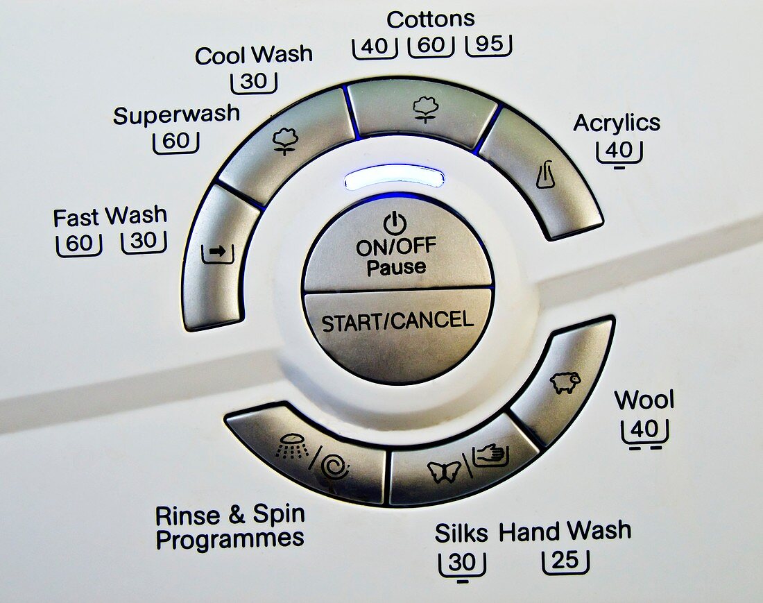 Washing machine controls