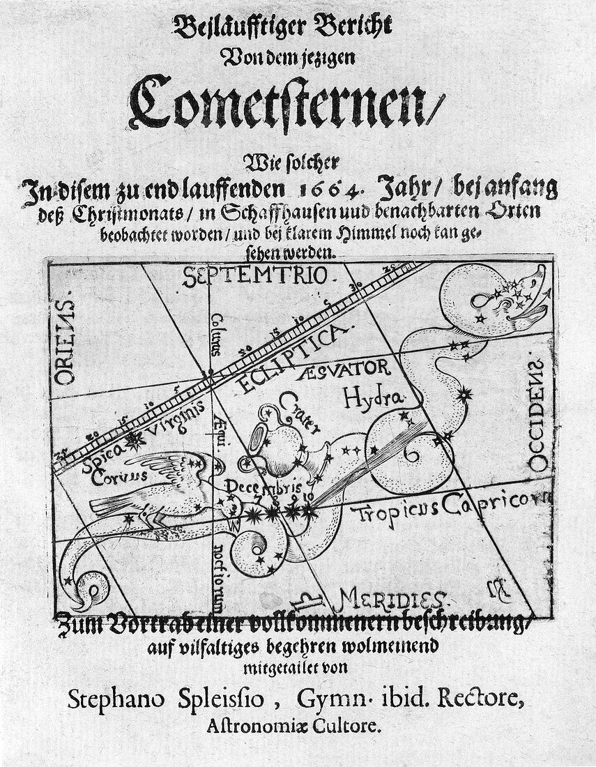 Swiss book on the comet of 1664-5