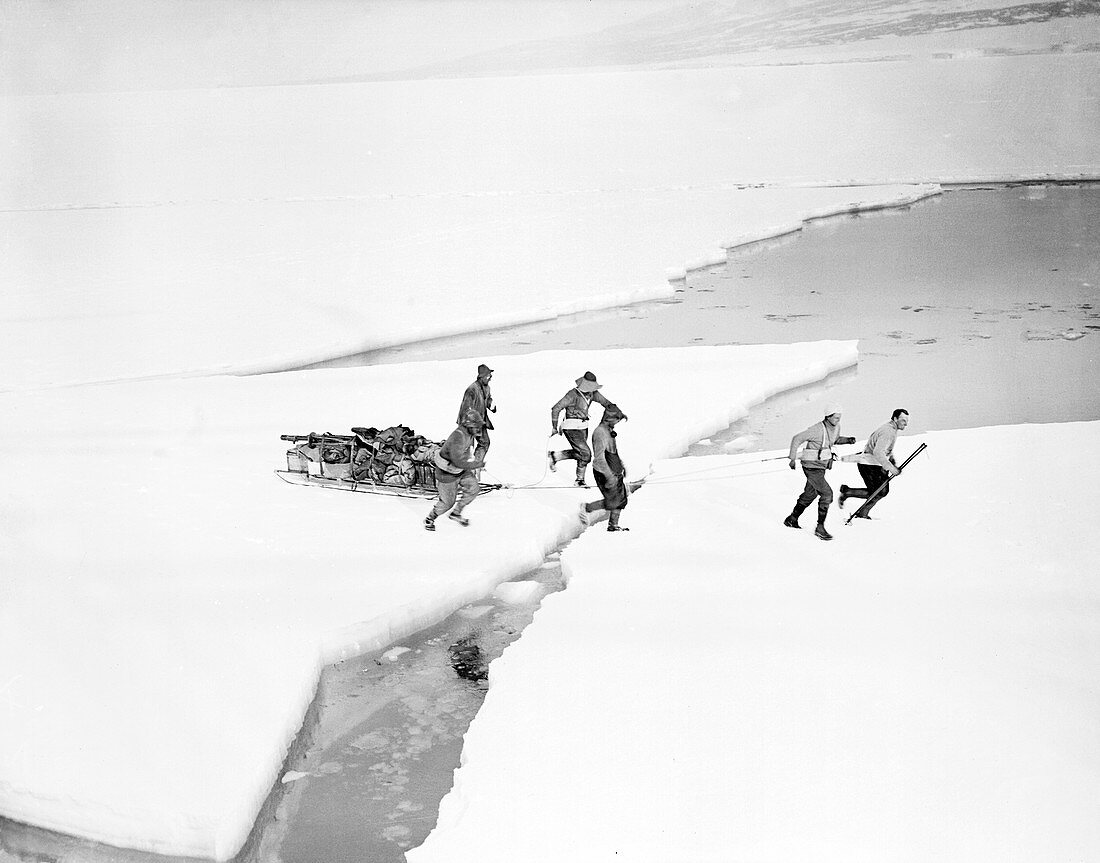 Antarctic geological exploration,1912