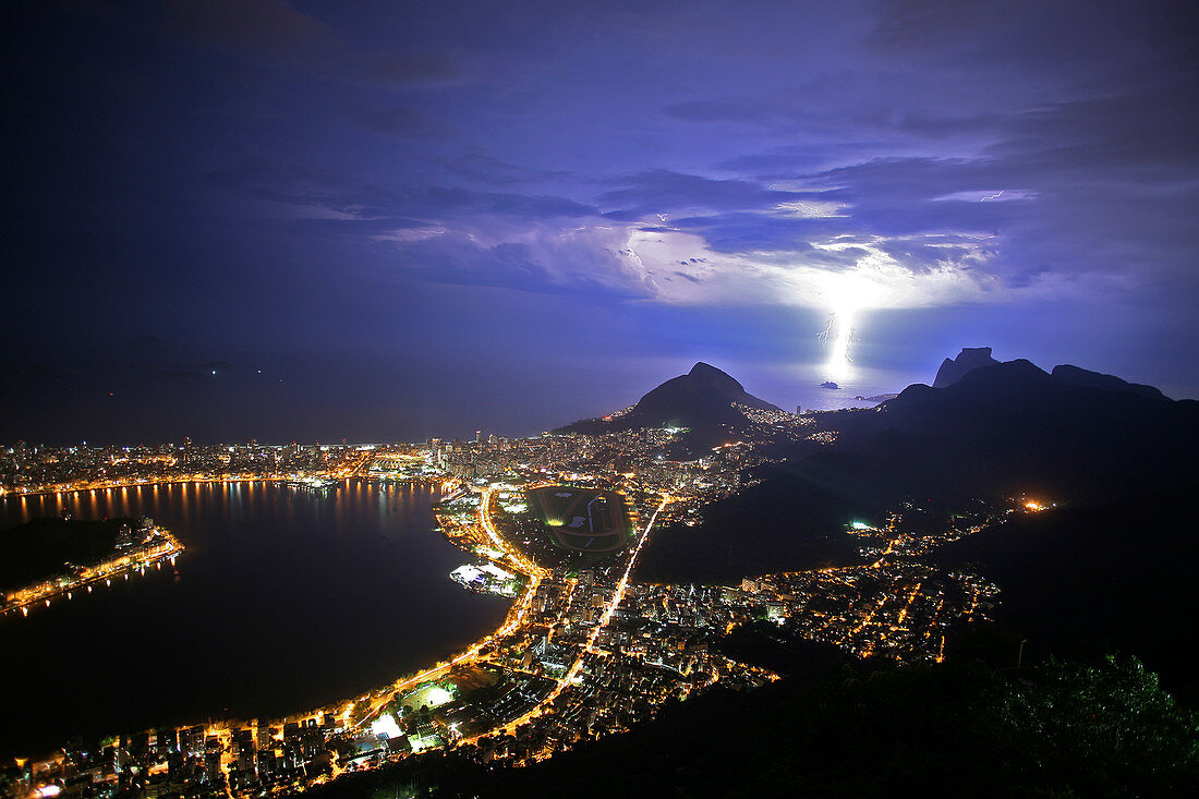 Storm over Rio de Janeiro,Brasil