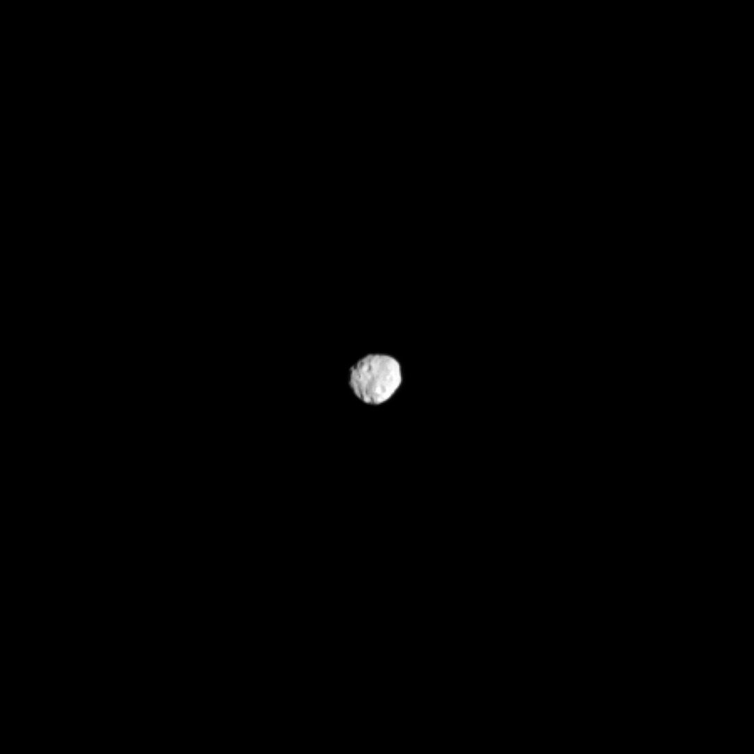 Janus from space,Cassini image