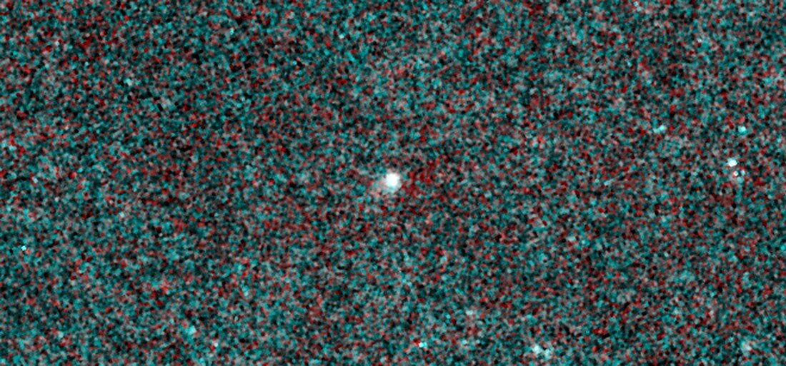 Siding Spring comet,NEOWISE image