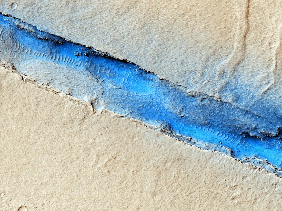 Volcanic vent,Mars,MRO image