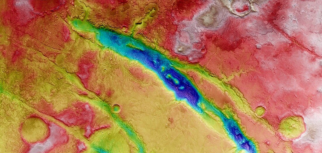 Nili Fossae,Mars Express image