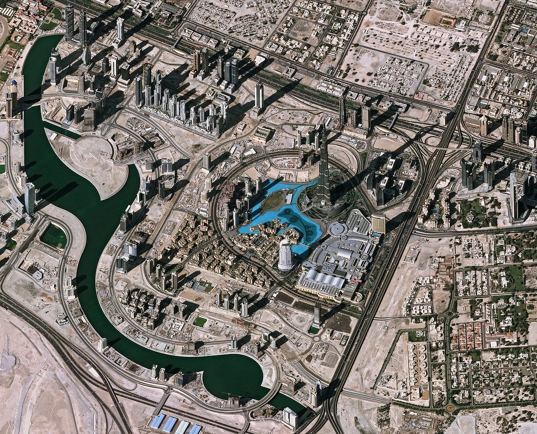 Dubai,UAE,satellite image