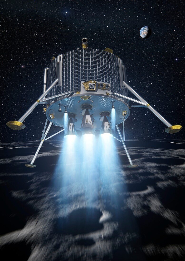 Lunar Lander spacecraft,illustration