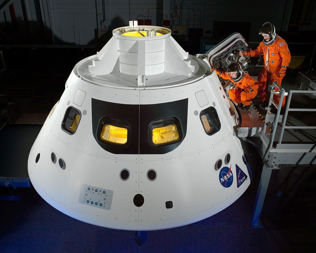 Orion Crew Module astronaut testing