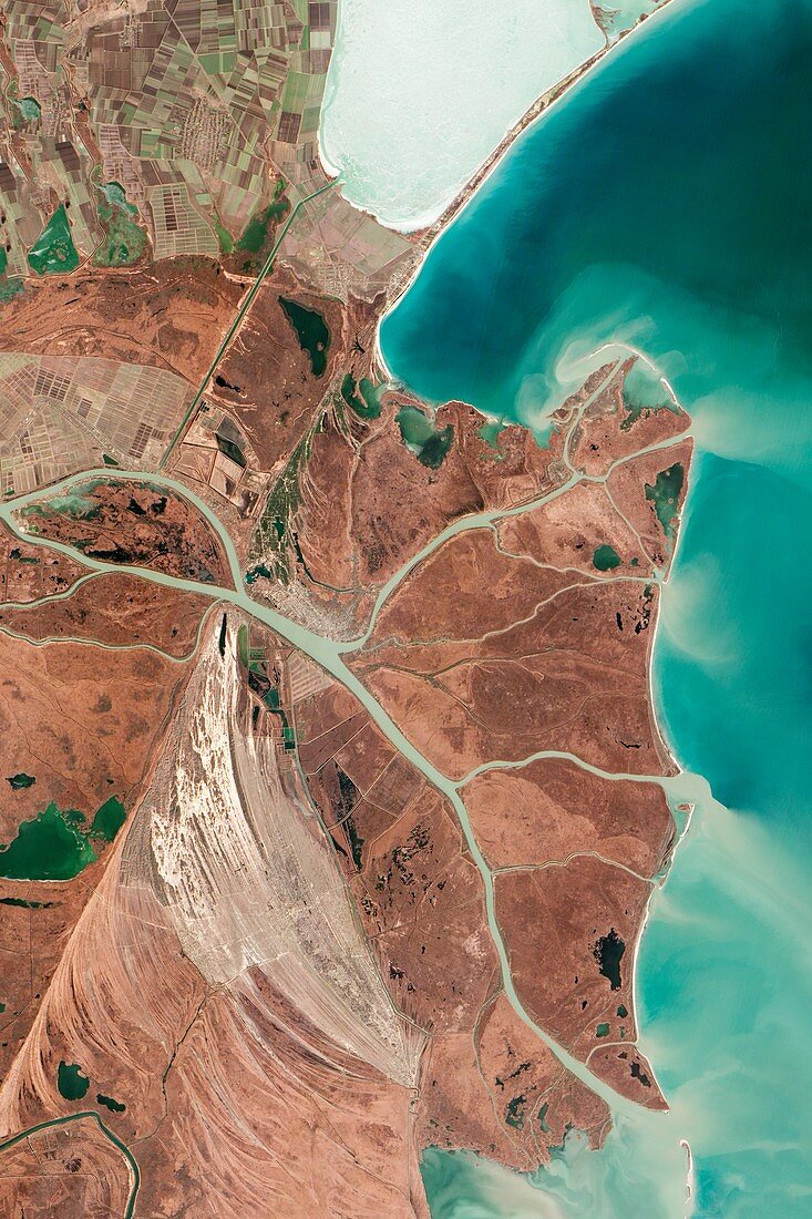Danube Delta,satellite image