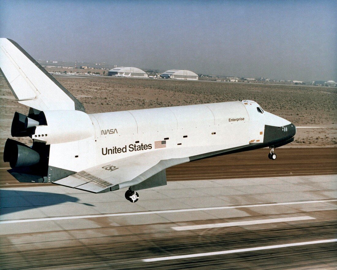Space Shuttle prototype testing,1977